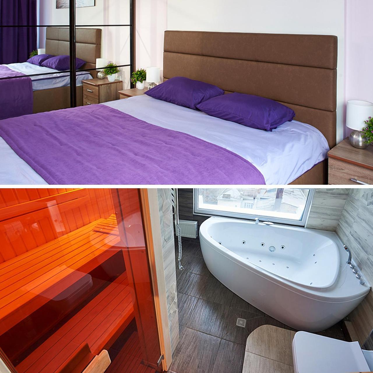 Sauna, Big Jacuzzi , Khreshchatyk Apartments Киев Екстериор снимка